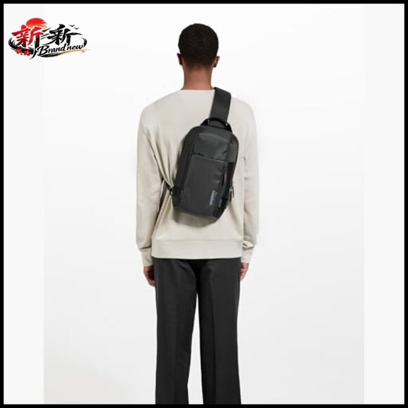 Compact Sling Backpack, Lightweight Crossbody Daypack, Water-Resistant Nylon main image 5